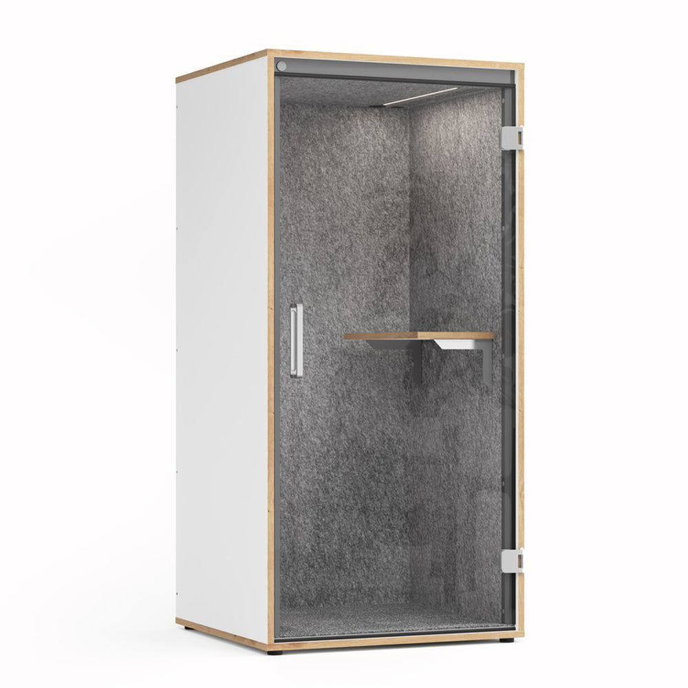 Hammerbacher Telefonbox VTBSS1 - Telefonzelle - Akustik - Meetingbox Büro - Made in Germany - Büromöbel Plus