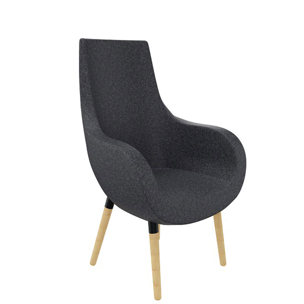 Dark Slate Gray Lounge Sessel Pirum mit hohem Rücken- hochwertiger Wollbezug Fenice - Made in Germany - Jetzt Rechnung kaufen Lounge-sessel-stuhl-polstuhl-pirum-bueromoebel-plus-wohnzimmer-softseating-anthrazit-hoch.jpg FM Büromöbel