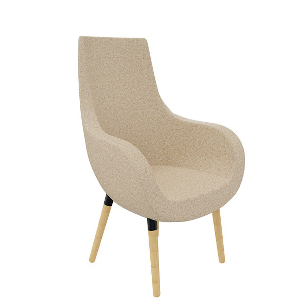 Tan Lounge Sessel Pirum mit hohem Rücken- hochwertiger Wollbezug Fenice - Made in Germany - Jetzt Rechnung kaufen Lounge-sessel-stuhl-polstuhl-pirum-bueromoebel-plus-wohnzimmer-softseating-cremhoch.jpg FM Büromöbel