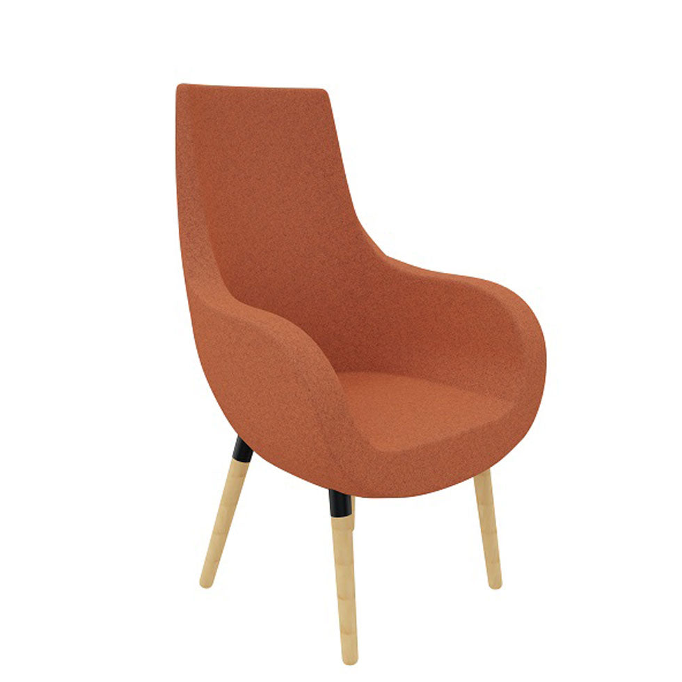 Sienna Lounge Sessel Pirum mit hohem Rücken- hochwertiger Wollbezug Fenice - Made in Germany - Jetzt Rechnung kaufen Lounge-sessel-stuhl-polstuhl-pirum-bueromoebel-plus-wohnzimmer-softseating-rot-hoch.jpg FM Büromöbel
