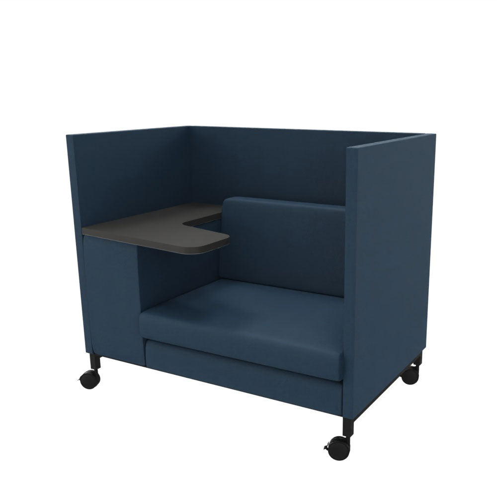 SMV Manhatten Workplace Lounge-Sofa mobil | Lounge-Sessel Brandschutzzertifiziert | schwer entflammbar nach DIN 66084 p-a / B1
