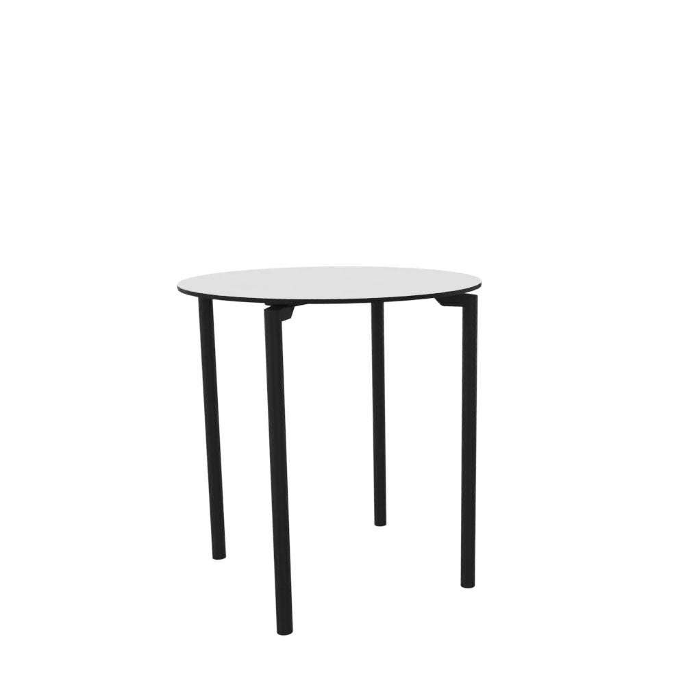 SMV 4Ben Bistrotisch Rund | Beistelltisch Besprechungstisch Indoor & Outdoor | Brandschutzzertifiziert | schwer entflammbar nach DIN 66084 p-a / B1