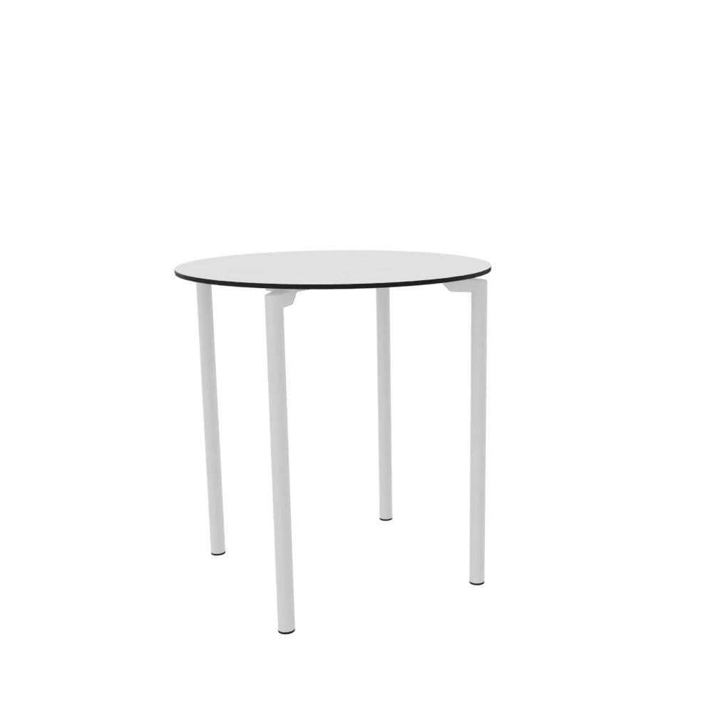 SMV 4Ben Bistrotisch Rund | Beistelltisch Besprechungstisch Indoor & Outdoor | Brandschutzzertifiziert | schwer entflammbar nach DIN 66084 p-a / B1