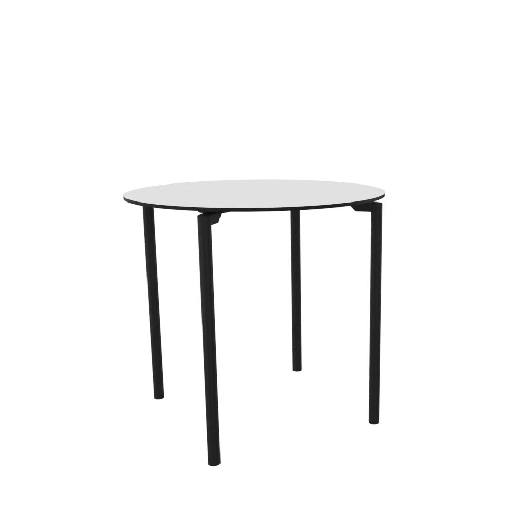 SMV 4Ben Bistrotisch Rund | Beistelltisch Besprechungstisch Indoor & Outdoor | Brandschutzzertifiziert | schwer entflammbar nach DIN 66084 p-a / B1