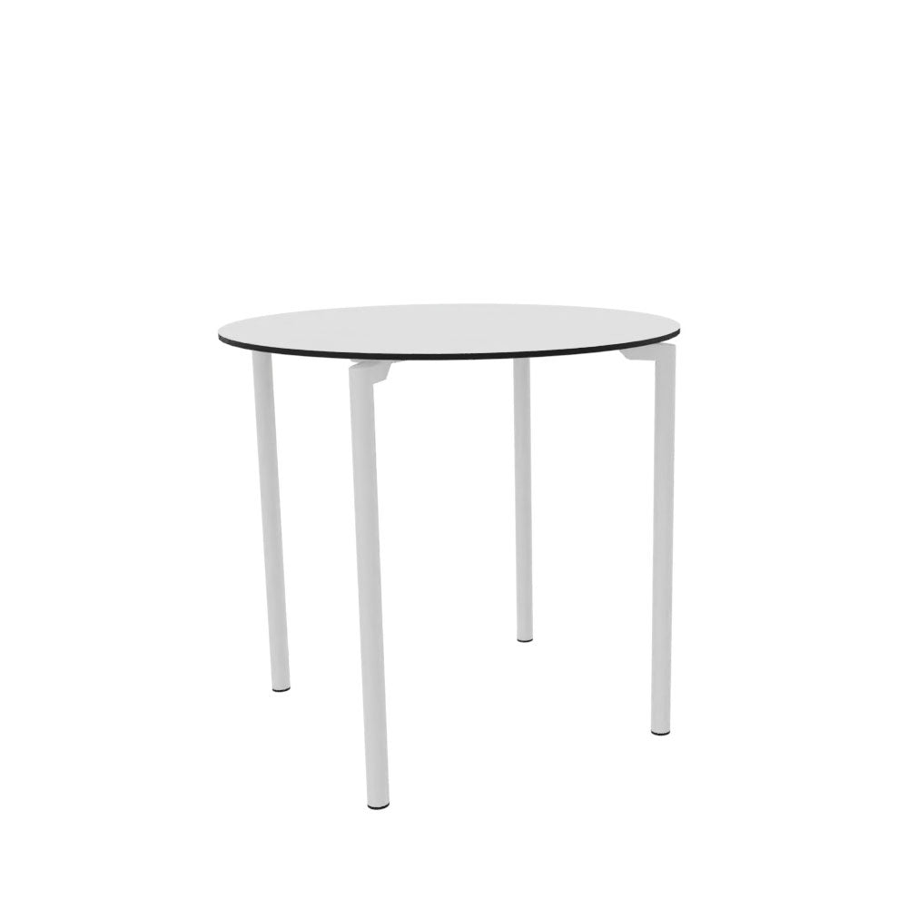 SMV 4Ben Bistrotisch Rund | Beistelltisch Besprechungstisch Indoor & Outdoor | Brandschutzzertifiziert | schwer entflammbar nach DIN 66084 p-a / B1