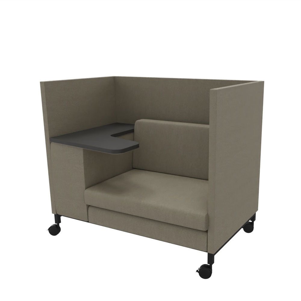 SMV Manhatten Workplace Lounge-Sofa mobil | Lounge-Sessel Brandschutzzertifiziert | schwer entflammbar nach DIN 66084 p-a / B1
