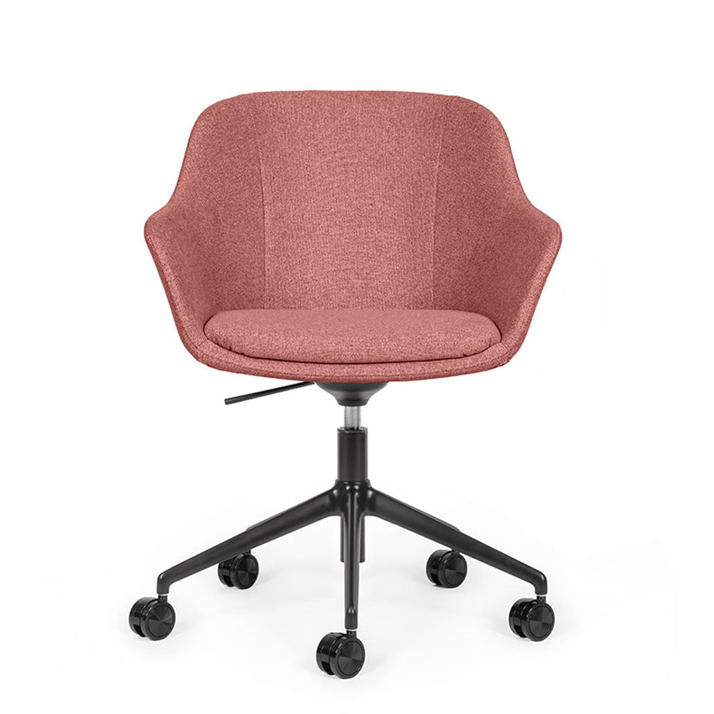 lento Smart Cosy D high | Gestell schwarz  |  Konferenzstuhl | Besucherstuhl | Wippfunktion & Rollen