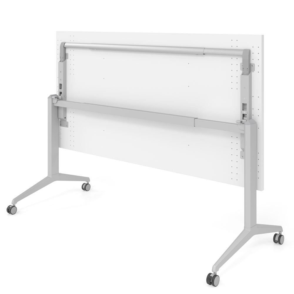 YOS Schreibtisch klappbar Pure - Klapptisch auf Rollen - 120-180 x 80 cm