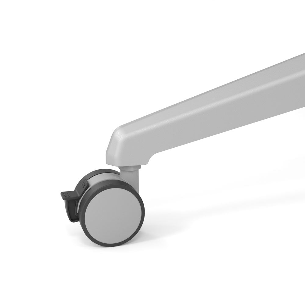 YOS Schreibtisch klappbar Pure - Klapptisch auf Rollen - 120-180 x 80 cm