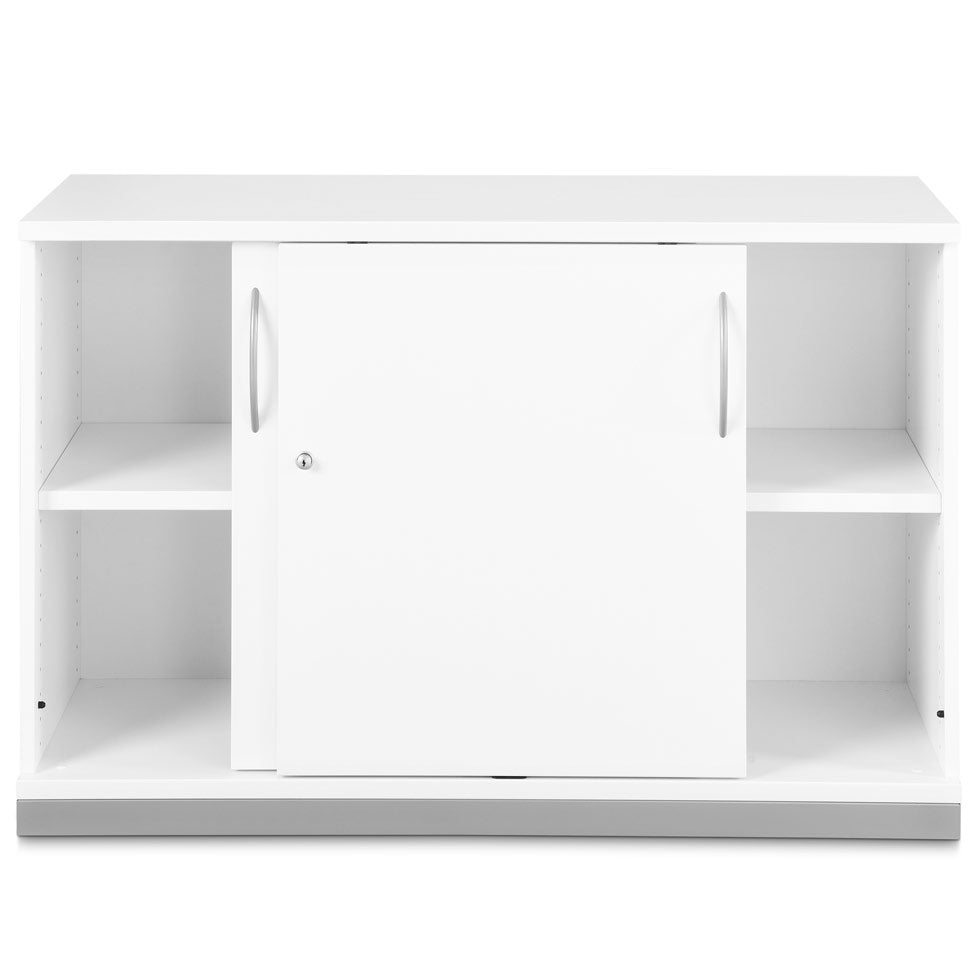 Aktenschrank Schiebetürenschrank 1200 mm breit 2OH/3OH + Schrankserie Profi + in 10 Tagen geliefert - Büromöbel Plus