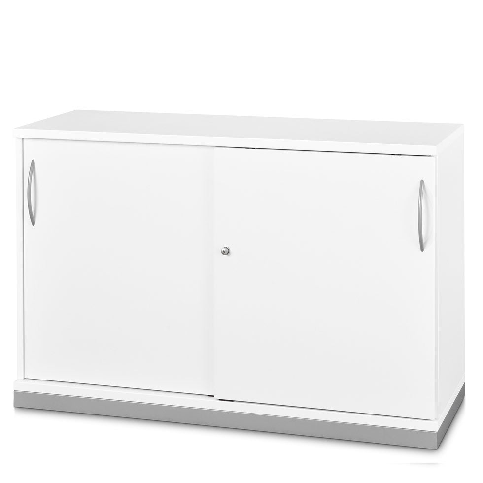 Aktenschrank Schiebetürenschrank 1200 mm breit 2OH/3OH + Schrankserie Profi + in 10 Tagen geliefert - Büromöbel Plus