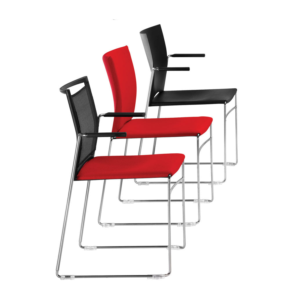 Dark Slate Gray Besucherstuhl PLUS 4 - Kufenstuhl - Stuhl mit Sitz- & Rückenpolster - Reihenverbindbar & Stapelbar - Auf Rechnung kaufen besucherstuhl-stapelstuhl-seminarstuhl-polsterstuhl-kufenstuhl-bueromoebel-plus-beides-gestell-schwarz-Besucherstuhl.jpg Büromöbel Plus