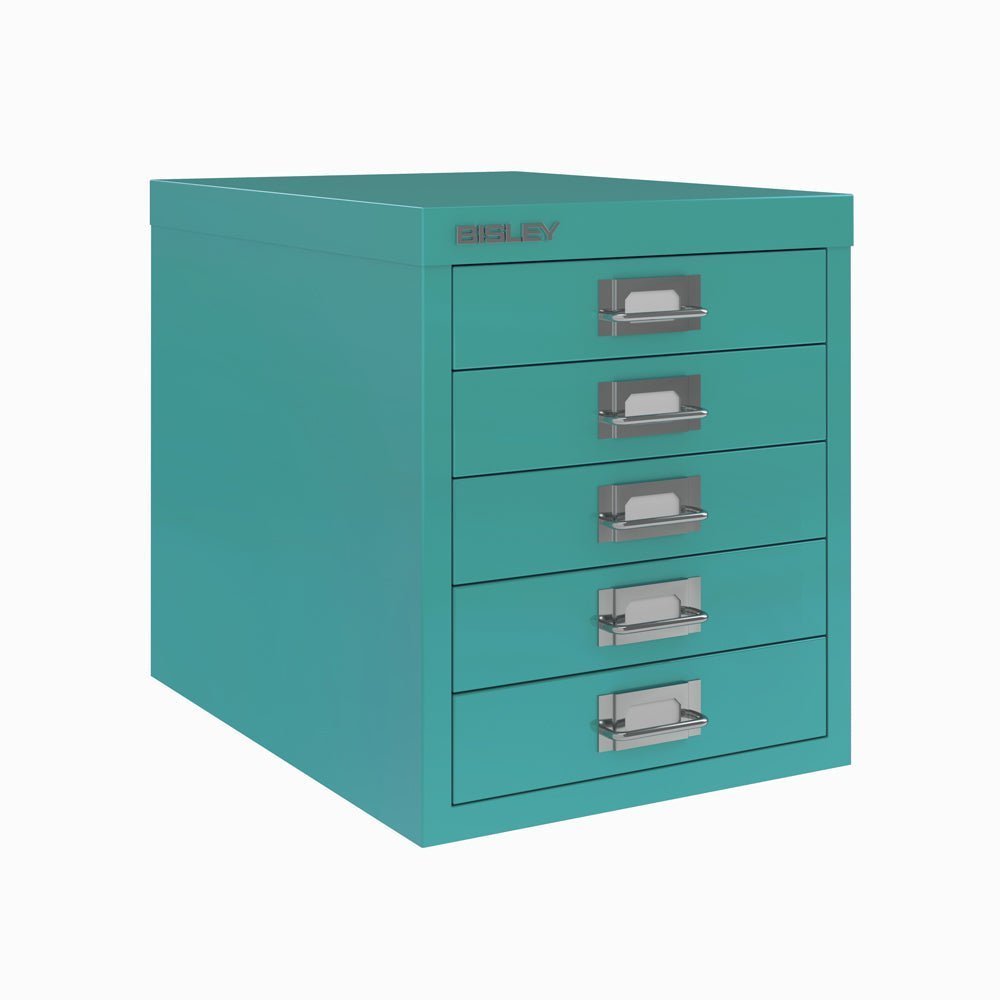 Bisley MultiDrawer™ L125 - 5 Schubladen - Gesamthöhe 380 mm - DIN A4 - Alle Farben - jetzt auf Rechnung bestellen - Büromöbel Plus