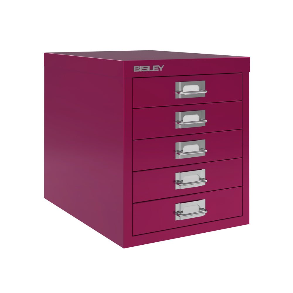 Bisley MultiDrawer™ L125 - 5 Schubladen - Gesamthöhe 380 mm - DIN A4 - Alle Farben - jetzt auf Rechnung bestellen - Büromöbel Plus