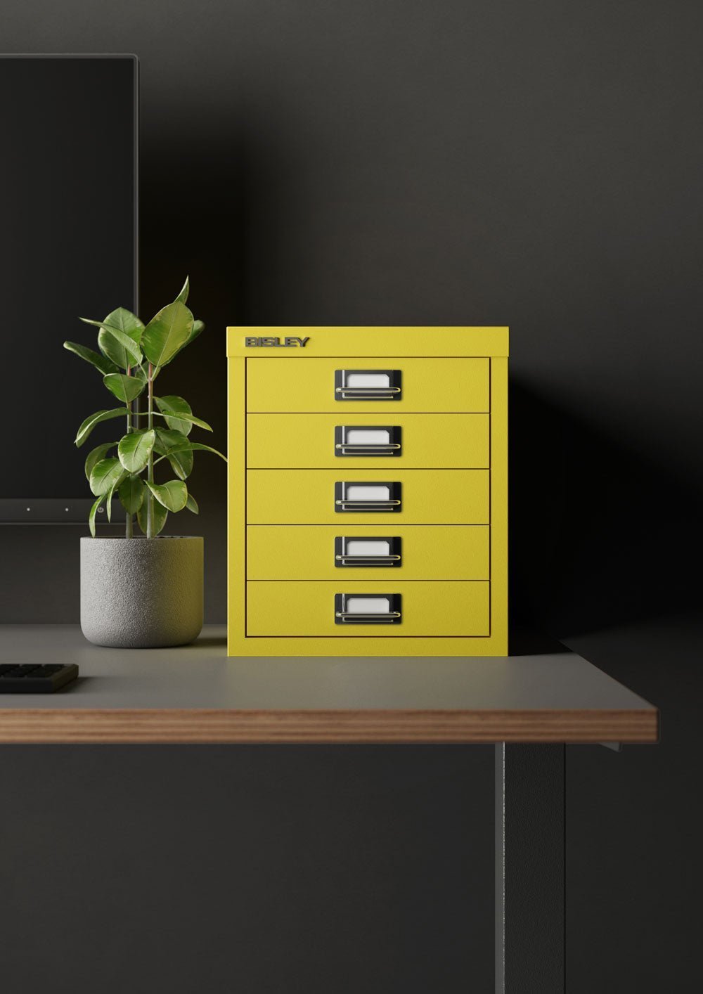 Bisley MultiDrawer™ L125 - 5 Schubladen - Gesamthöhe 380 mm - DIN A4 - Alle Farben - jetzt auf Rechnung bestellen - Büromöbel Plus