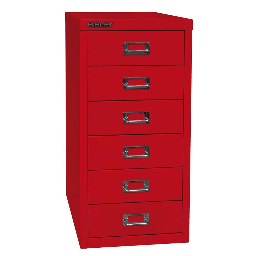 Bisley MultiDrawer™ L296 - 6 Schubladen - Gesamthöhe 590 mm - DIN A4 - alle Farben jetzt auf Rechnung bestellen - Büromöbel Plus