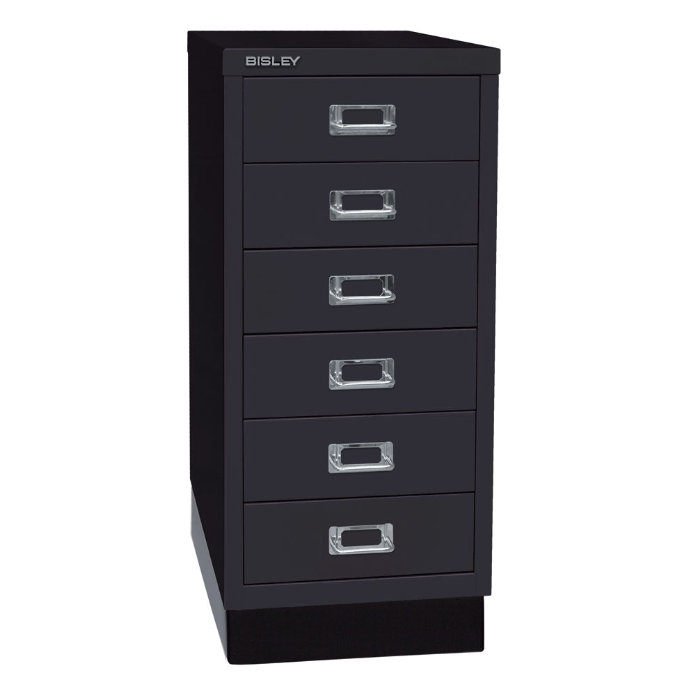 Bisley MultiDrawer™ L296S - 6 Schubladen und Sockel - Gesamthöhe 670 mm - DIN A4 - alle Farben jetzt auf Rechnung bestellen - Büromöbel Plus