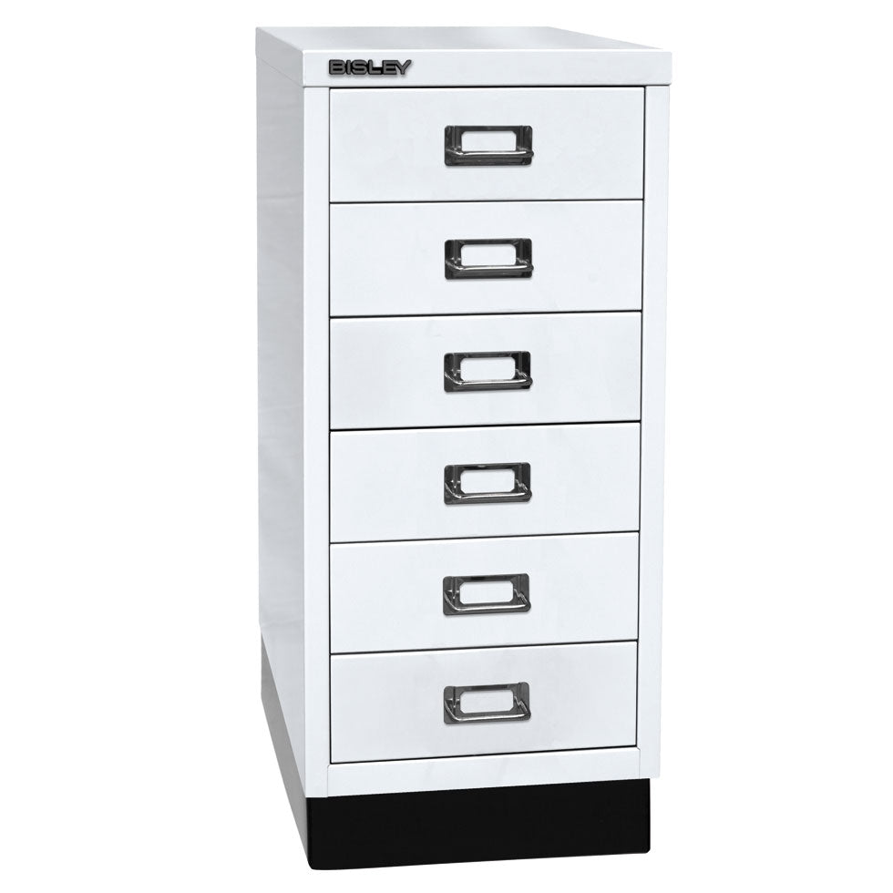 Bisley MultiDrawer™ L296S - 6 Schubladen und Sockel - Gesamthöhe 670 mm - DIN A4 - alle Farben jetzt auf Rechnung bestellen - Büromöbel Plus