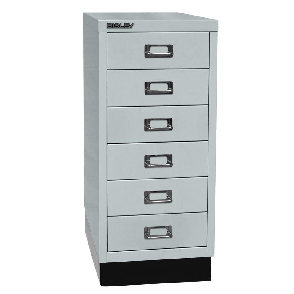 Bisley MultiDrawer™ L296S - 6 Schubladen und Sockel - Gesamthöhe 670 mm - DIN A4 - alle Farben jetzt auf Rechnung bestellen - Büromöbel Plus