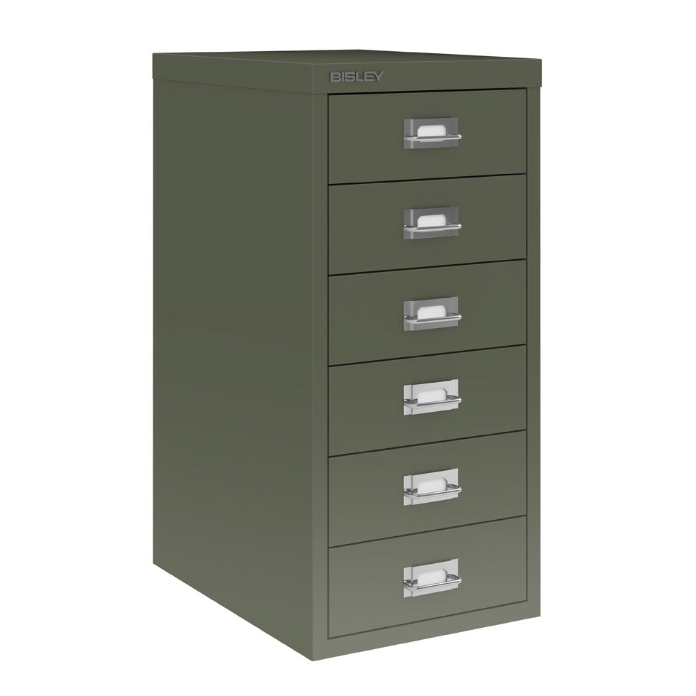 Bisley MultiDrawer™ L296S - 6 Schubladen und Sockel - Gesamthöhe 670 mm - DIN A4 - alle Farben jetzt auf Rechnung bestellen - Büromöbel Plus