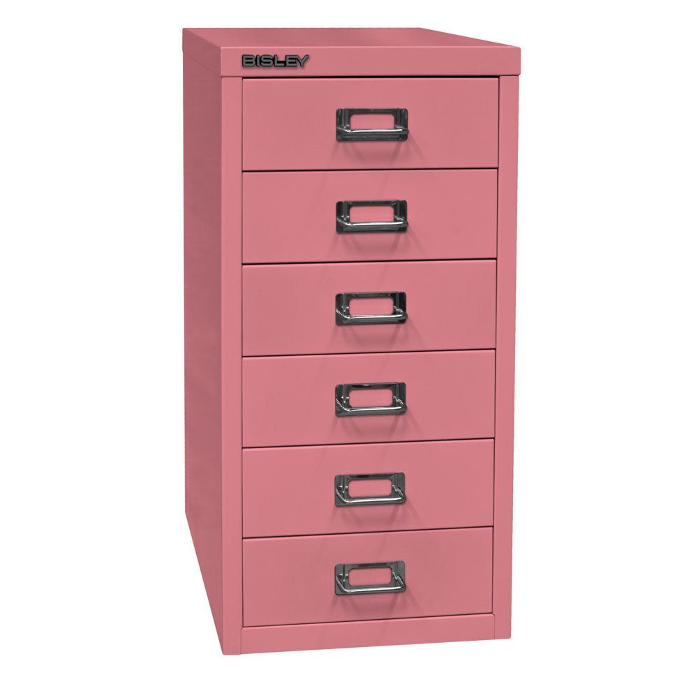 Bisley MultiDrawer™ L296S - 6 Schubladen und Sockel - Gesamthöhe 670 mm - DIN A4 - alle Farben jetzt auf Rechnung bestellen - Büromöbel Plus