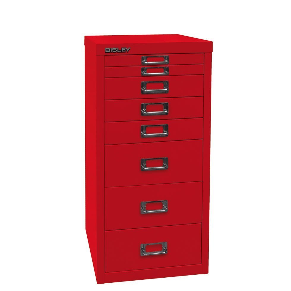 Bisley MultiDrawer™, L298 - 8 Schubladen - Gesamthöhe 590 mm, DIN A4 - alle Farben jetzt auf Rechnung bestellen - Büromöbel Plus