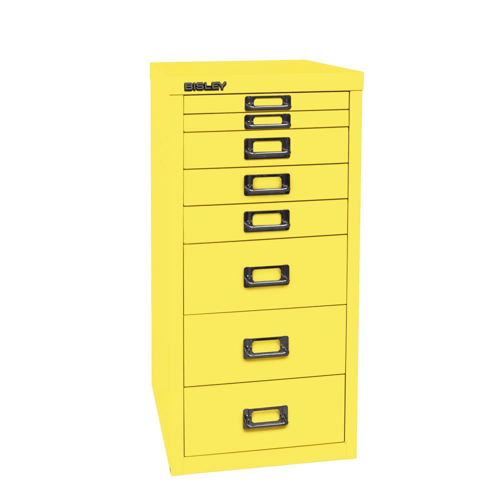 Bisley MultiDrawer™, L298 - 8 Schubladen - Gesamthöhe 590 mm, DIN A4 - alle Farben jetzt auf Rechnung bestellen - Büromöbel Plus