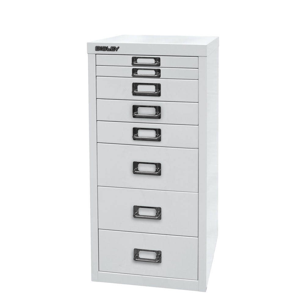 Bisley MultiDrawer™, L298 - 8 Schubladen - Gesamthöhe 590 mm, DIN A4 - alle Farben jetzt auf Rechnung bestellen - Büromöbel Plus