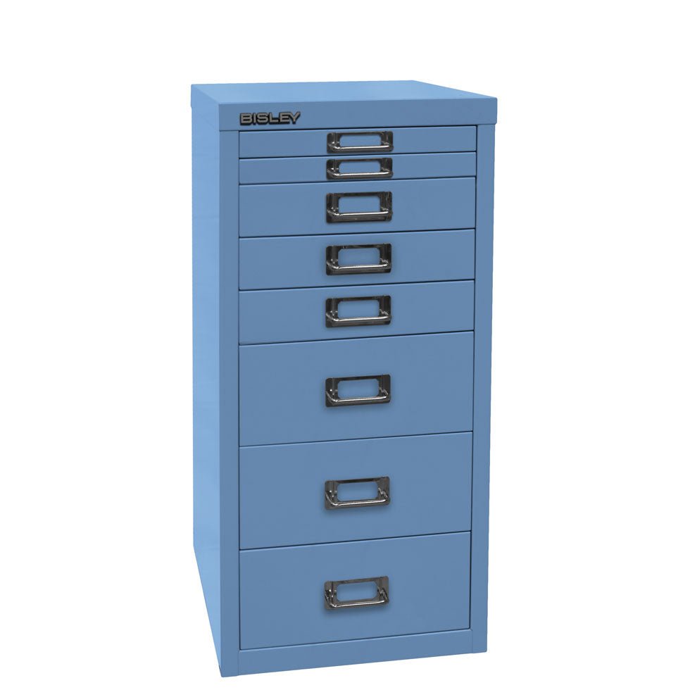 Bisley MultiDrawer™, L298 - 8 Schubladen - Gesamthöhe 590 mm, DIN A4 - alle Farben jetzt auf Rechnung bestellen - Büromöbel Plus