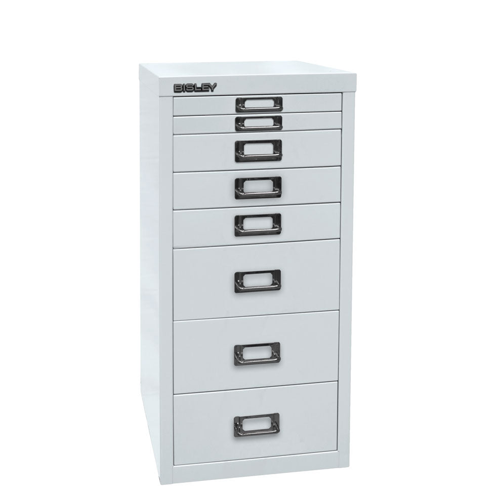 Bisley MultiDrawer™, L298 - 8 Schubladen - Gesamthöhe 590 mm, DIN A4 - alle Farben jetzt auf Rechnung bestellen - Büromöbel Plus