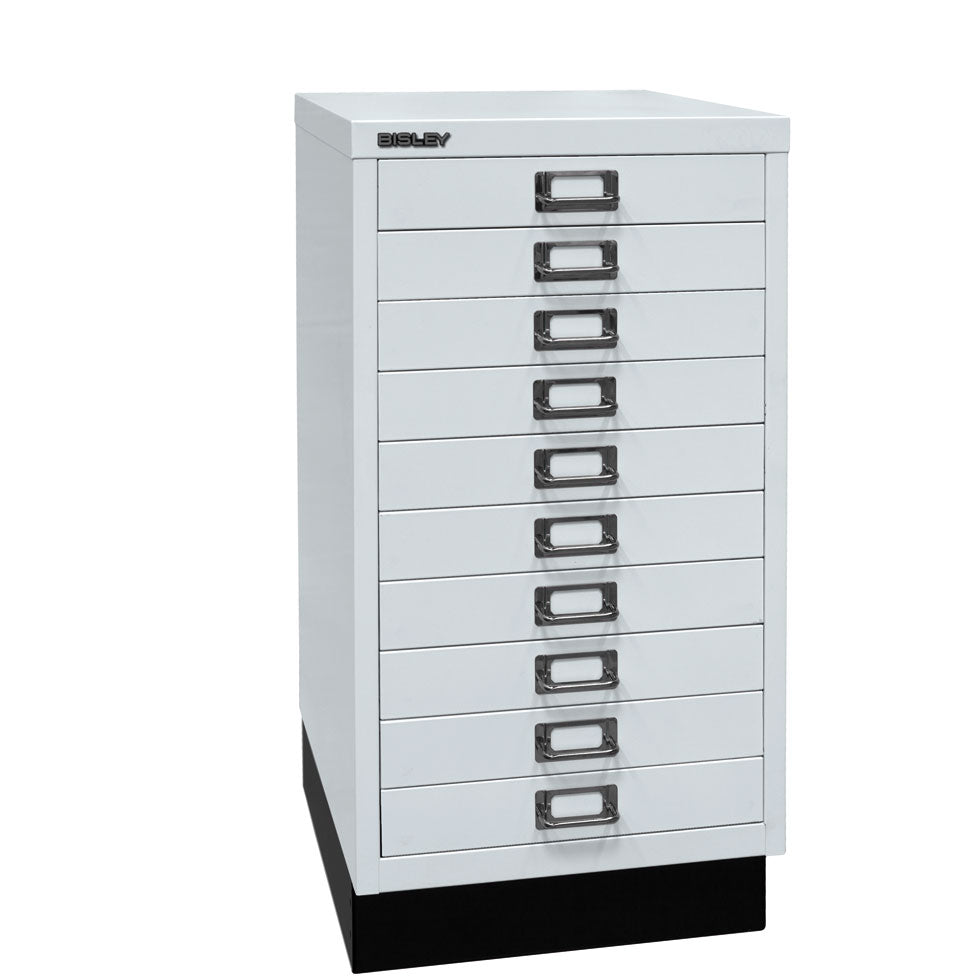 Bisley MultiDrawer™ L29A310S - 10 Schubladen - Gesamthöhe 670 mm - DIN A3 - alle Farben inkl. Sockel - jetzt besonders günstig FREI Haus geliefert - Büromöbel Plus