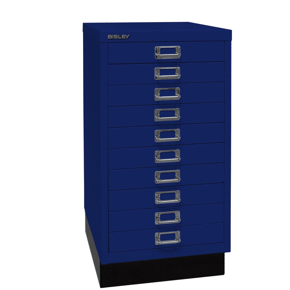 Bisley MultiDrawer™ L29A310S - 10 Schubladen - Gesamthöhe 670 mm - DIN A3 - alle Farben inkl. Sockel - jetzt besonders günstig FREI Haus geliefert - Büromöbel Plus