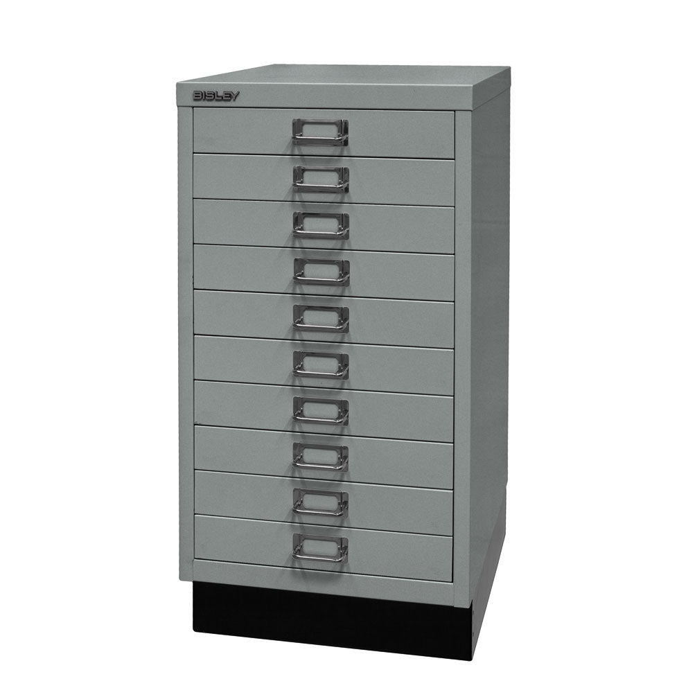 Bisley MultiDrawer™ L29A310S - 10 Schubladen - Gesamthöhe 670 mm - DIN A3 - alle Farben inkl. Sockel - jetzt besonders günstig FREI Haus geliefert - Büromöbel Plus