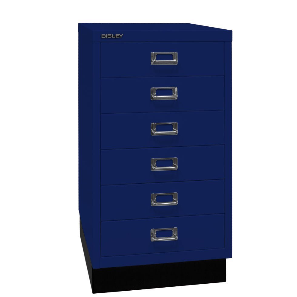 Bisley MultiDrawer™ L29A36S - 6 Schubladen - Gesamthöhe 670 mm - DIN A3 - alle Farben inkl. Sockel - jetzt besonders günstig auf Rechnung bestellen - Büromöbel Plus