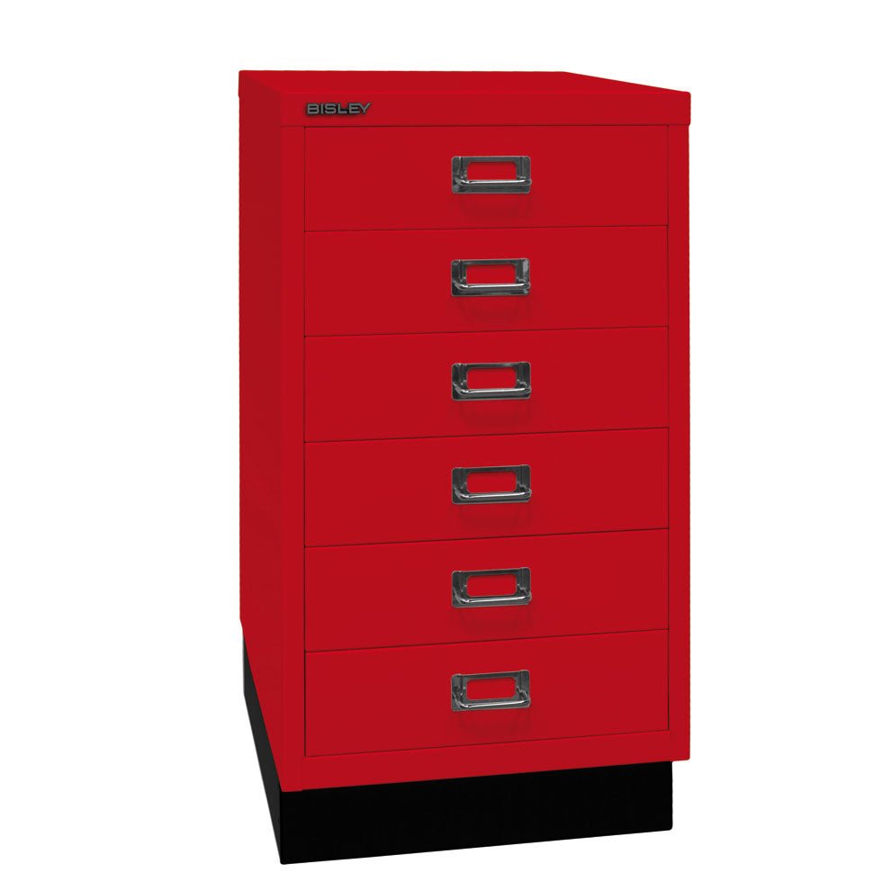 Bisley MultiDrawer™ L29A36S - 6 Schubladen - Gesamthöhe 670 mm - DIN A3 - alle Farben inkl. Sockel - jetzt besonders günstig auf Rechnung bestellen - Büromöbel Plus