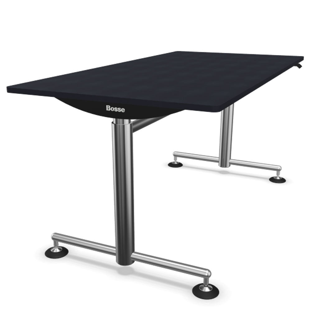 Bosse Modul Space M1 höhenverstellbarer Schreibtisch 72 - 136,5 cm - Melamin & Furnier Platte - Büromöbel Plus