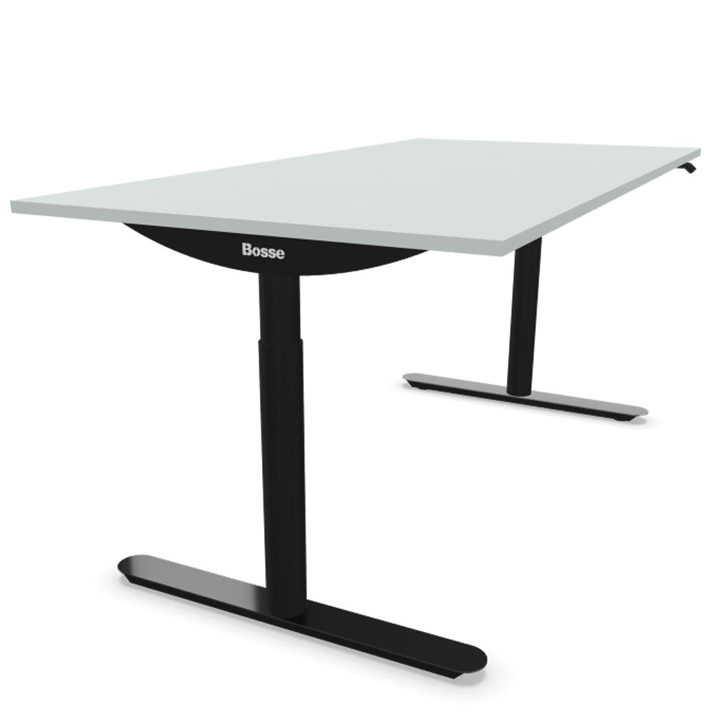 Bosse Modul Space M3 höhenverstellbarer Schreibtisch 62 - 126 cm - Melamin Arbeitsplatte - Büromöbel Plus