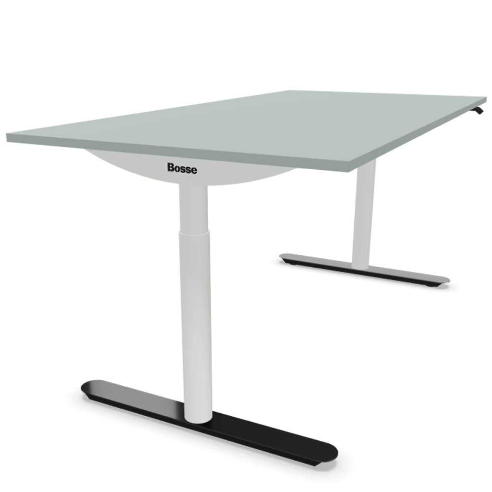 Bosse Modul Space M3 höhenverstellbarer Schreibtisch 62 - 126 cm - Melamin Arbeitsplatte - Büromöbel Plus