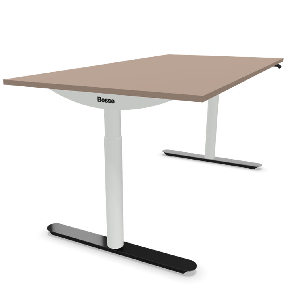 Bosse Modul Space M3 höhenverstellbarer Schreibtisch 62 - 126 cm - Melamin Arbeitsplatte - Made in Germany - auf Rechnung kaufen🇩🇪 - Büromöbel Plus