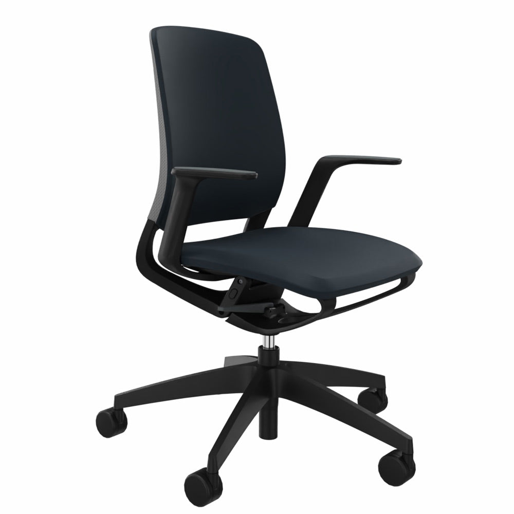 sedus se:motion Farben - Gestell Schwarz | Ergonomischer Bürostuhl | Bestpreis Garantie