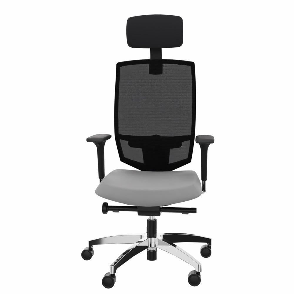 Ergonomischer Bürostuhl Dauphin @JUST EVO MESH AJ 5786 mit Kopfstütze - Konfigurierbar - Büromöbel Plus