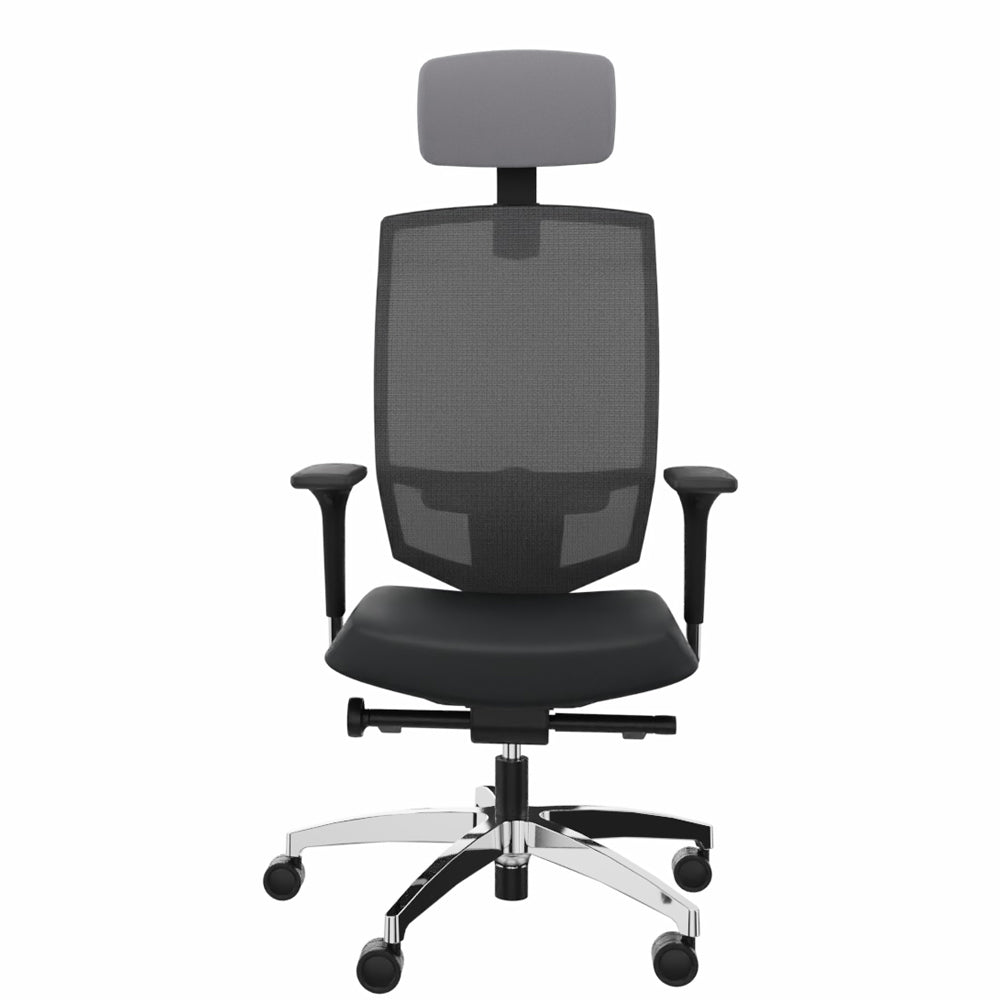 Ergonomischer Bürostuhl Dauphin @JUST EVO MESH AJ 5786 mit Kopfstütze - Konfigurierbar - Büromöbel Plus