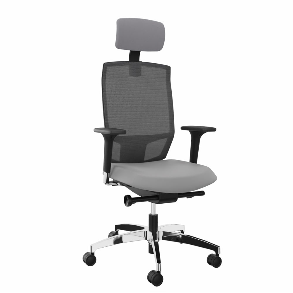 Ergonomischer Bürostuhl Dauphin @JUST EVO MESH AJ 5786 mit Kopfstütze - Konfigurierbar - Büromöbel Plus