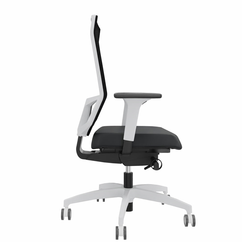 Ergonomischer Bürostuhl Dauphin @JUST EVO MESH WHITE AJ 5776_SLP - Büromöbel Plus