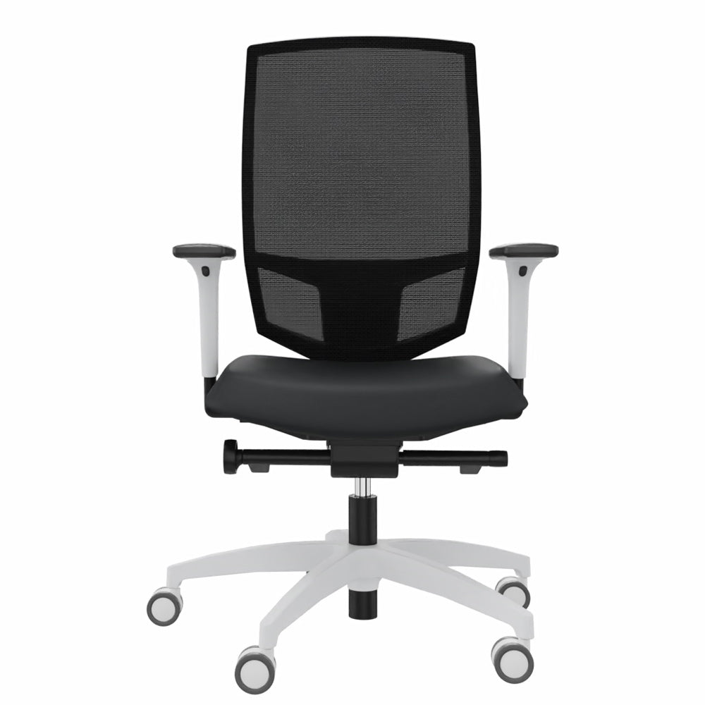 Ergonomischer Bürostuhl Dauphin @JUST EVO MESH WHITE AJ 5776_SLP - Büromöbel Plus