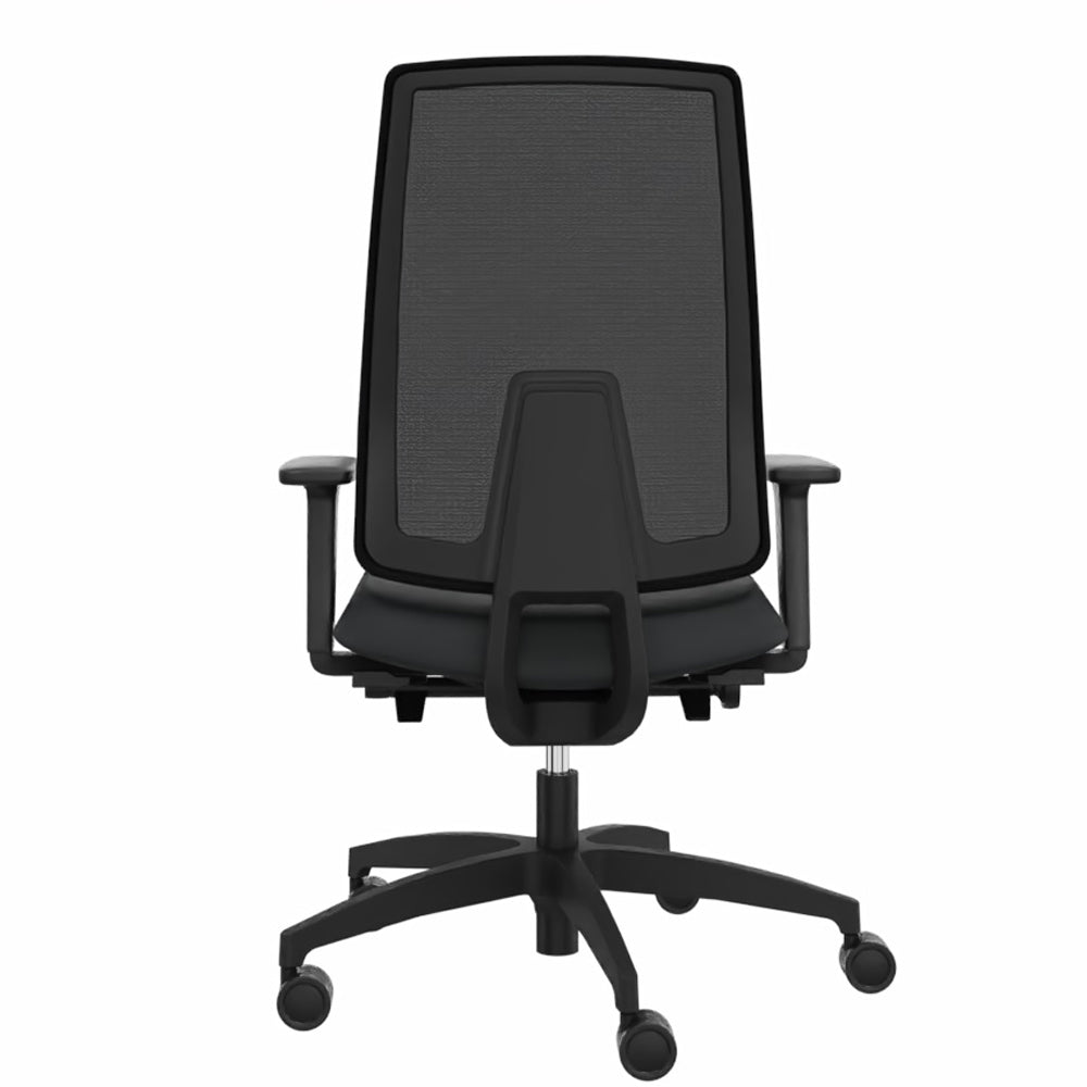 Ergonomischer Bürostuhl Dauphin INDEED MESH ID 7056_SLP | Netzrücken | Schwarz - Büromöbel Plus