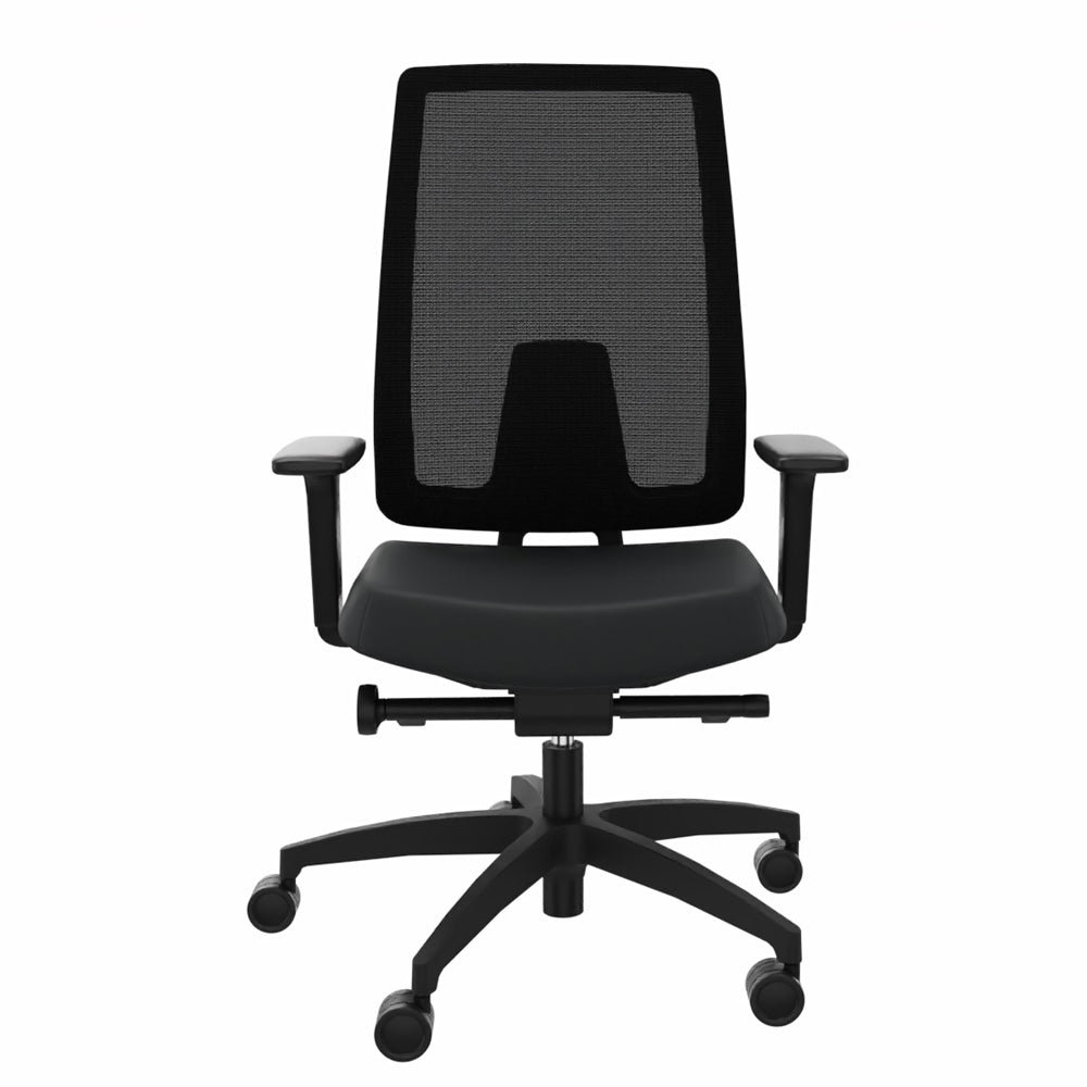 Ergonomischer Bürostuhl Dauphin INDEED MESH ID 7056_SLP | Netzrücken | Schwarz - Büromöbel Plus