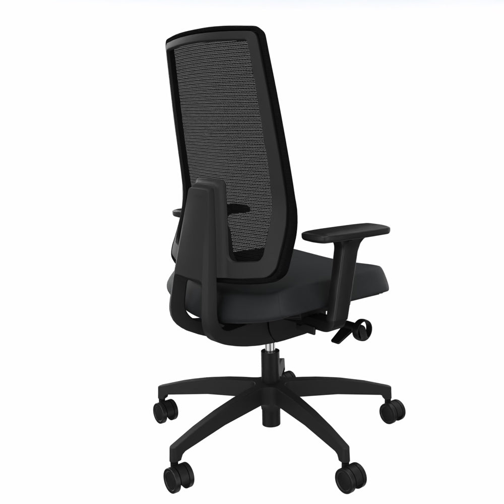 Ergonomischer Bürostuhl Dauphin INDEED MESH ID 7056_SLP | Netzrücken | Schwarz - Büromöbel Plus