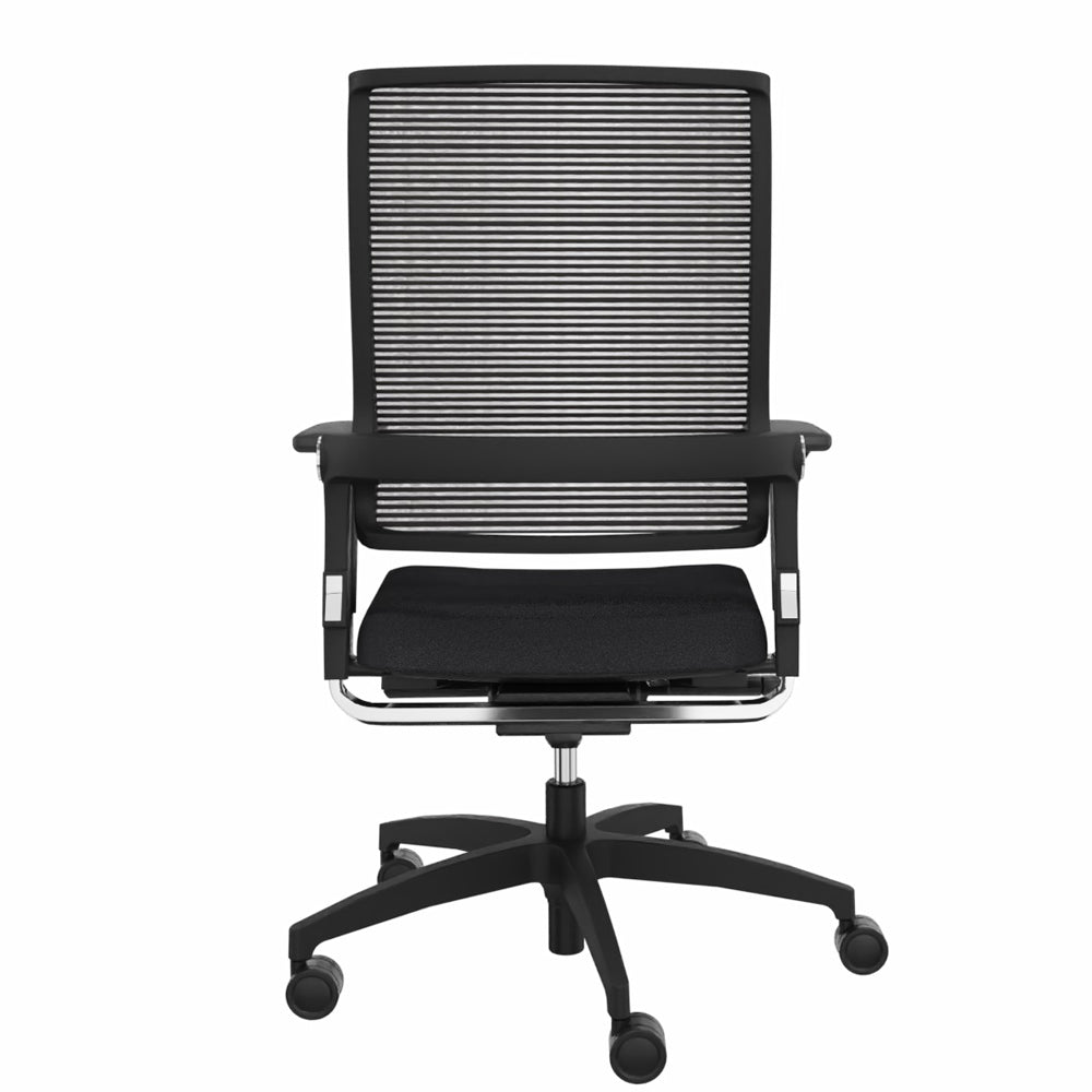 Ergonomischer Bürostuhl Dauphin LORDO FLEX LO 3017_SLP | Netzrücken | Schwarz - Büromöbel Plus