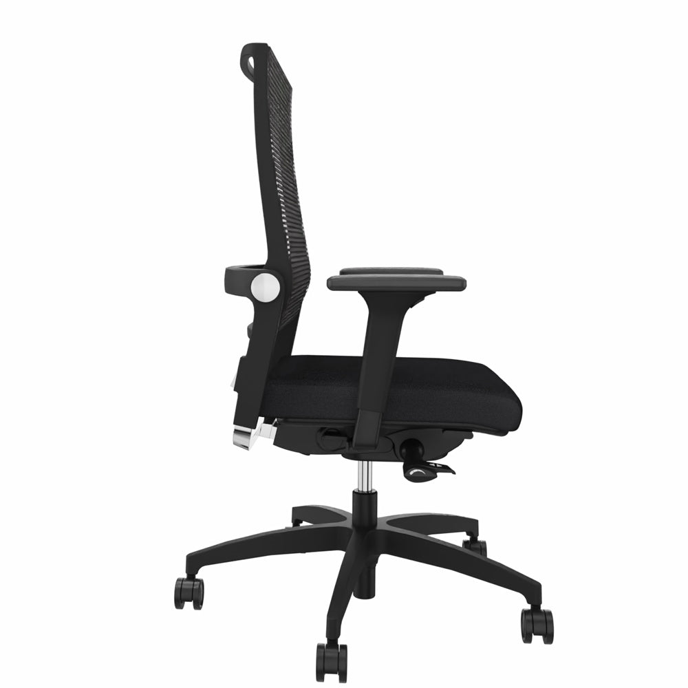 Ergonomischer Bürostuhl Dauphin LORDO FLEX LO 3017_SLP | Netzrücken | Schwarz - Büromöbel Plus